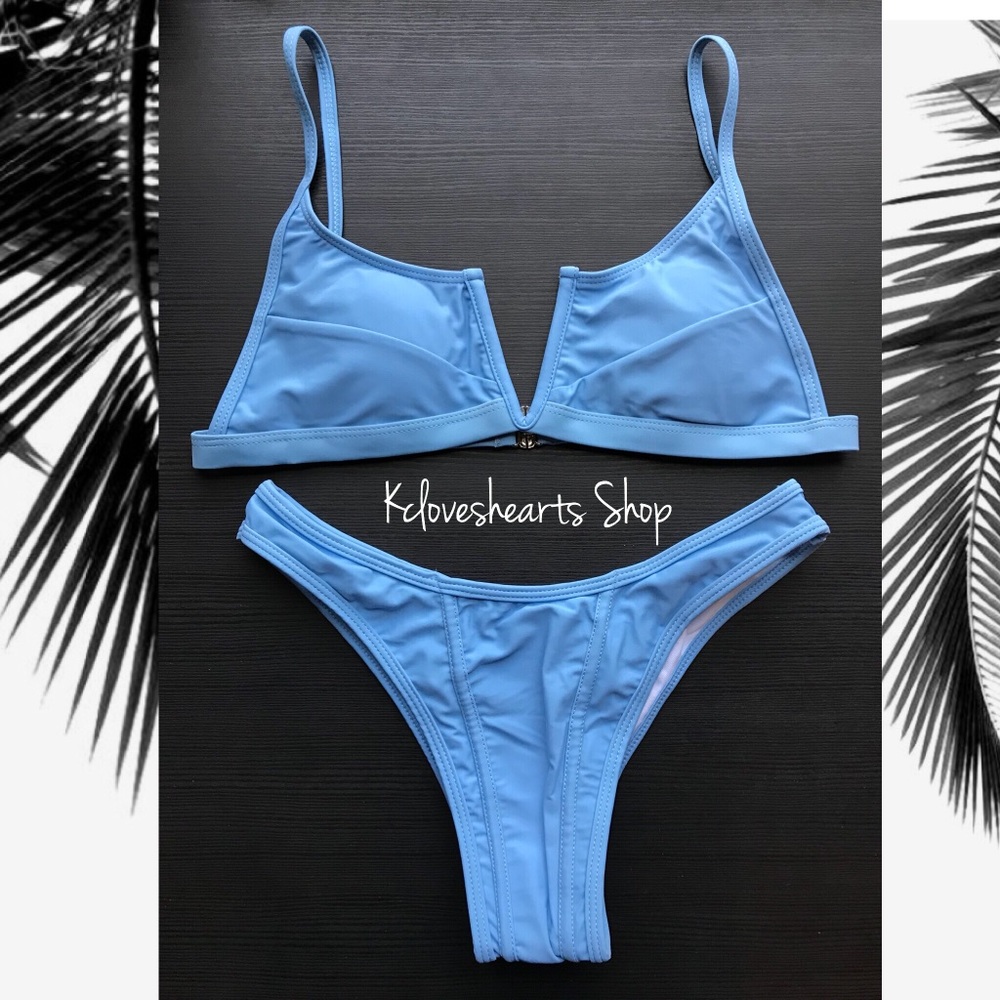 Blue Cup Bikini Set - Picture 3 of 5